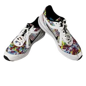 Nike Youth Size 4 CT5256-100 Downshifter Fable Kaleidoscope Running Shoe Sneaker